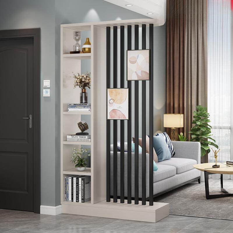 小户型玄关柜屏风隔断客厅进门遮挡屏风简约隔断装饰置物