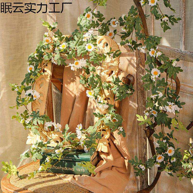 幼儿园森系假花挂件花植物墙壁绿植田园风装饰花艺室内