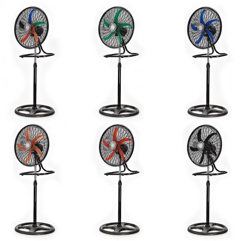 18寸落地风扇家用三合一110v220v电风扇工业壁扇趴扇大风力