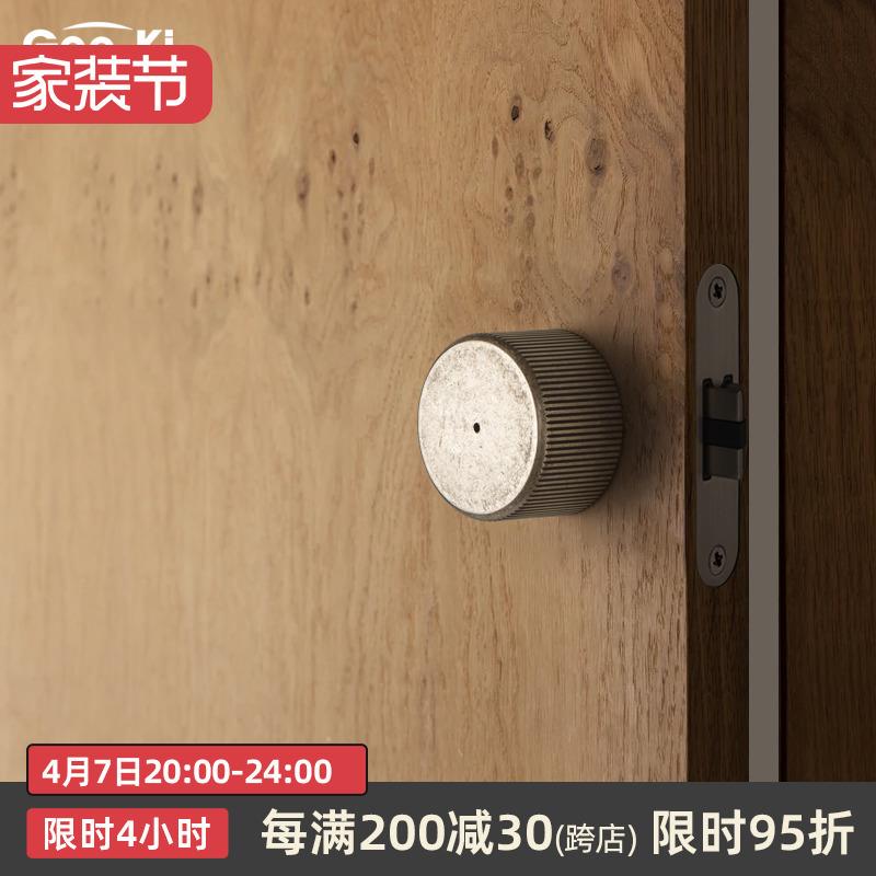 格奥琦「罗口溢出」重新定义卧室门双面锁中古风旋钮无钥匙两