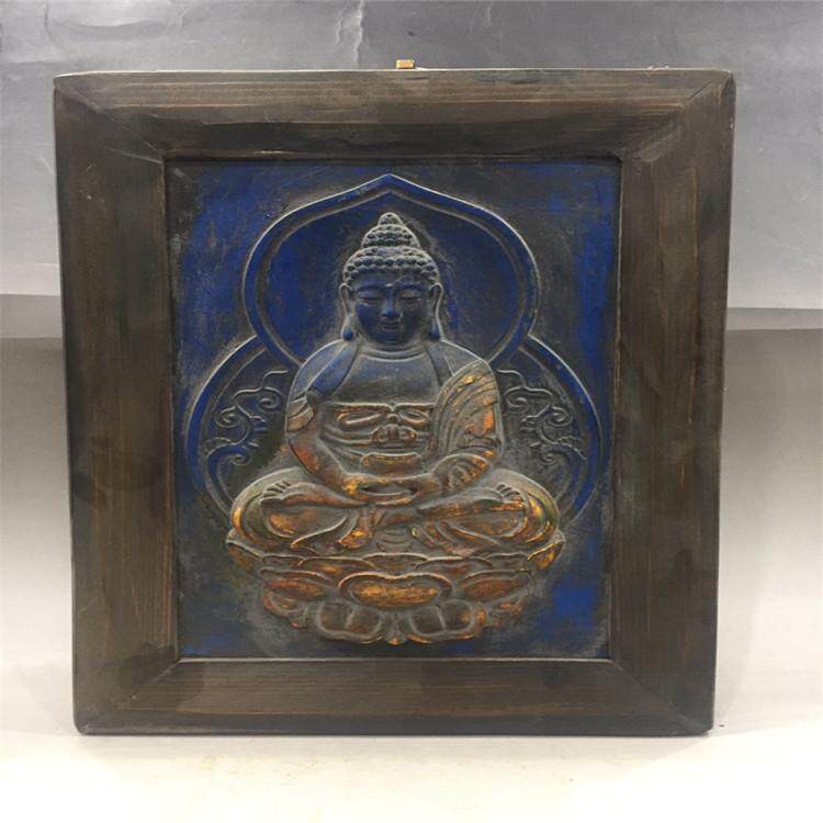 各种仿古做旧工艺品仿古（仿青金石木框屏风）随机发货