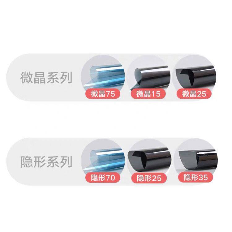 康得新KDX微晶隐形汽车膜隔热膜太阳膜防晒膜玻璃防爆汽车贴膜