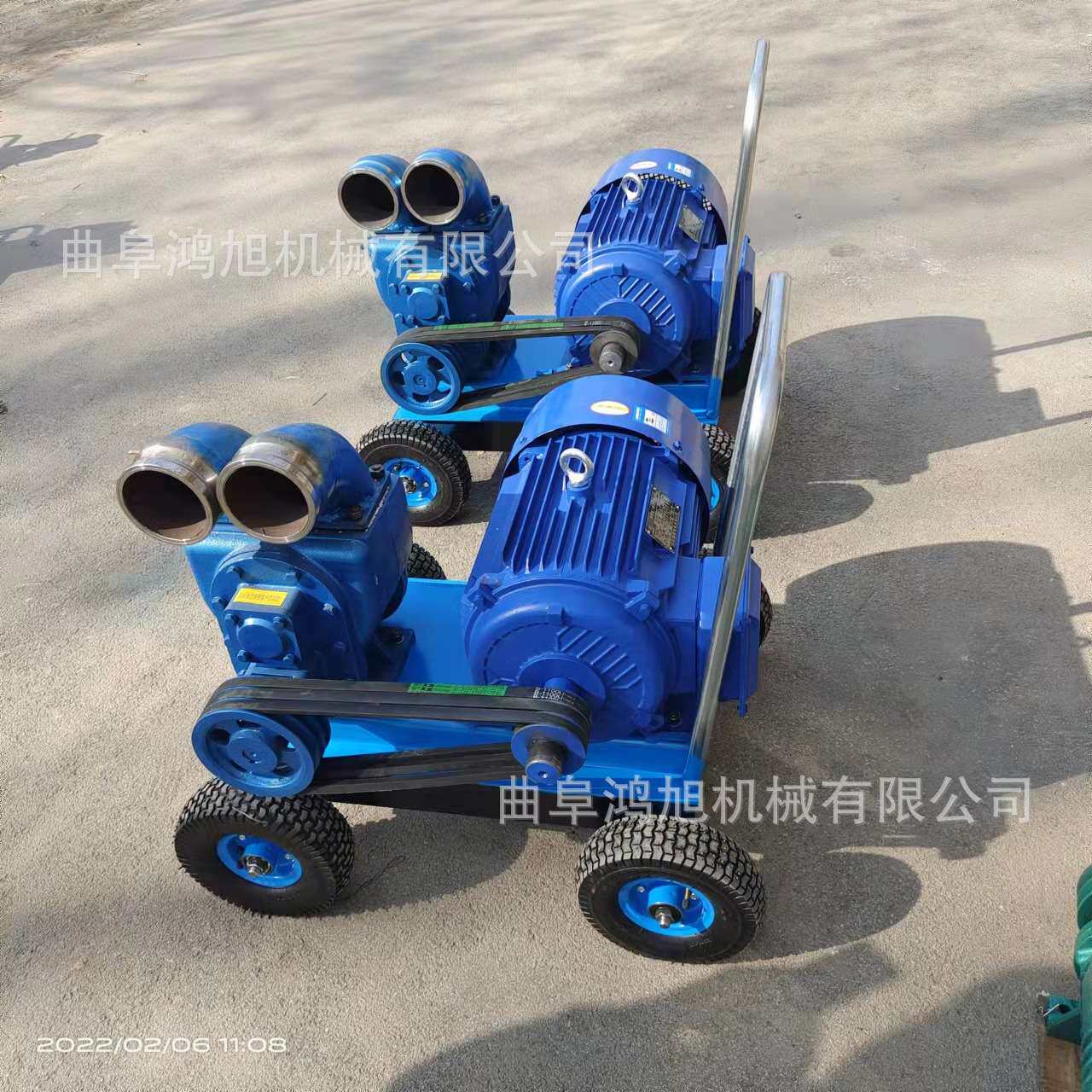 1寸园林农业抽水机灌溉机 电启动15马力防洪污水泵 4寸排污泵
