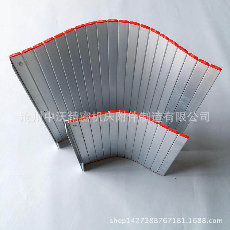 现货机床护罩卷帘式铝型材防尘罩车床铝帘子防护帘耐磨防水数控