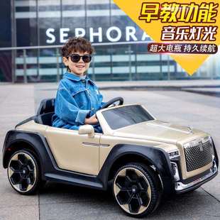 四轮车越野车小孩宝宝婴儿汽车可坐大人双人遥控汽车无线电动玩具