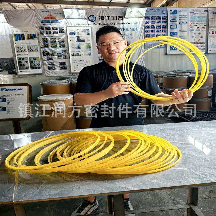 进口尼龙黄色大规格挡圈.进口黄色尼龙密封件车削制品CNC