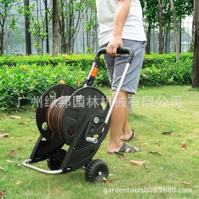 意大利嘉霸自动收管卷管器 浇花水管收纳浇水车 家用花园软管推车