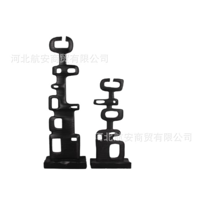 现代简约创意树脂抽象工艺品样板房售楼处桌面电视柜软装饰品摆件