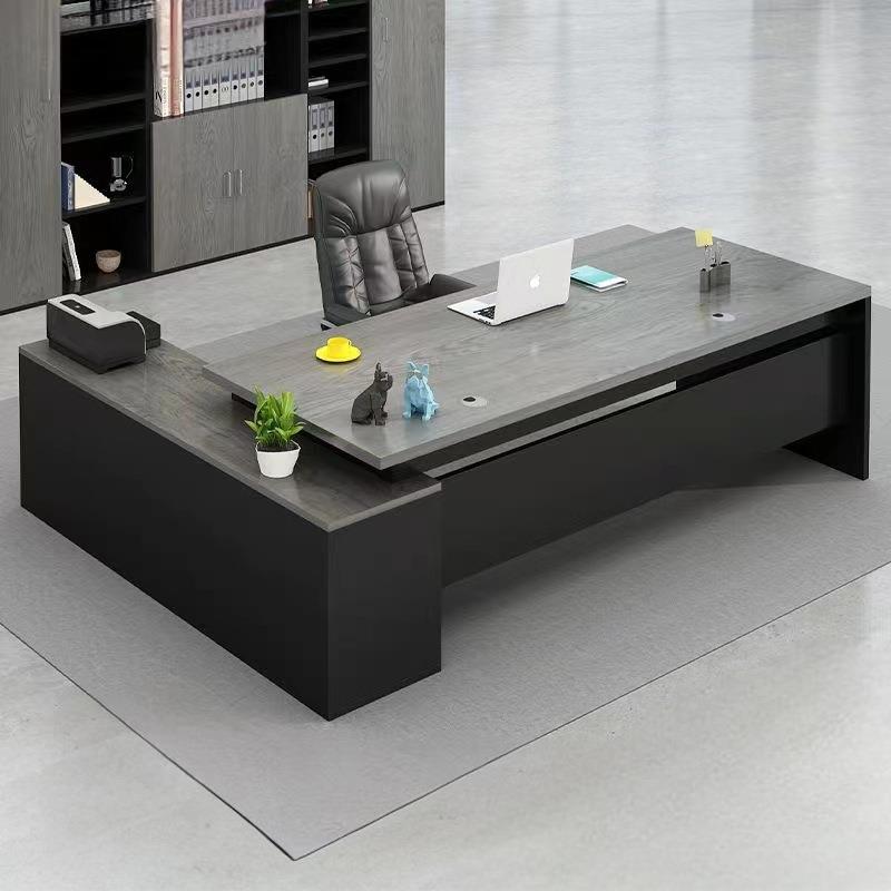 办公桌简约现代老板桌椅组合经理主管高档电脑桌时尚总裁办公家具