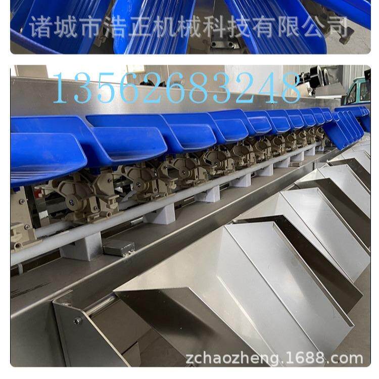生蚝重量分选机鲍鱼海参人参重量分级机即食海参分头机鸡爪鸡腿