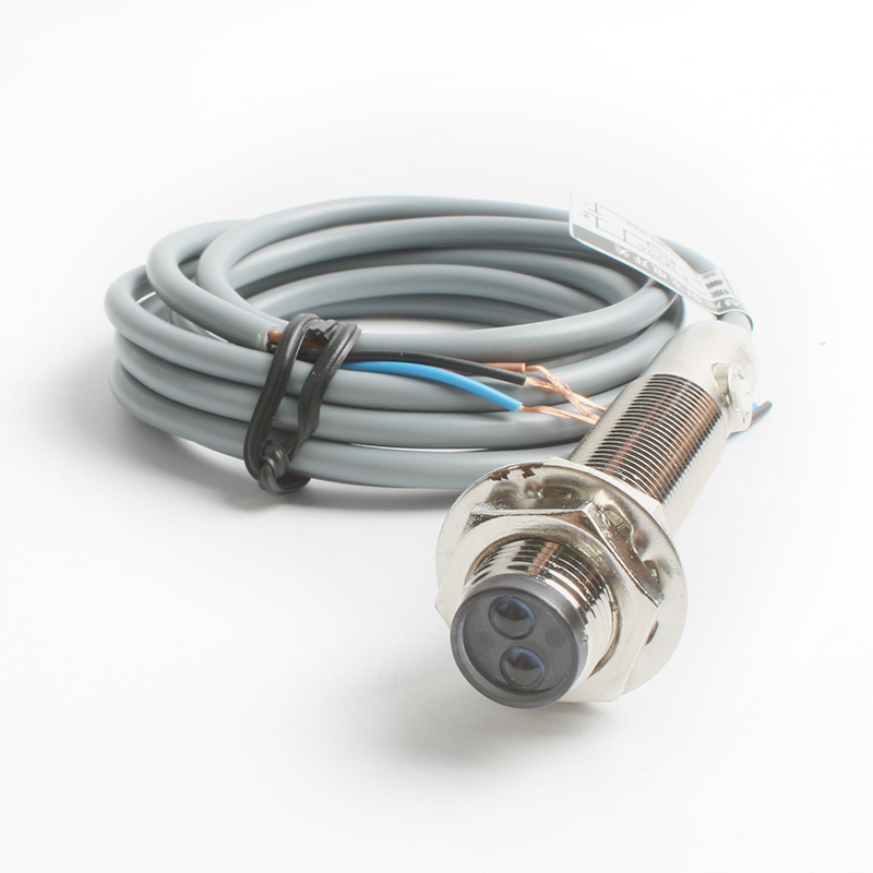 M12红外线感应漫反射光电开关E3F-DS20NA传感器三线DS15C1口罩机