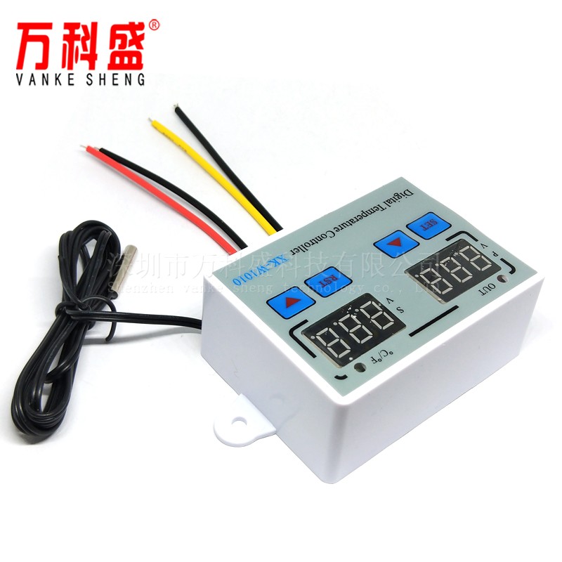 W1010高精度温度控制器数显温控器控温开关微型温控板 0.1