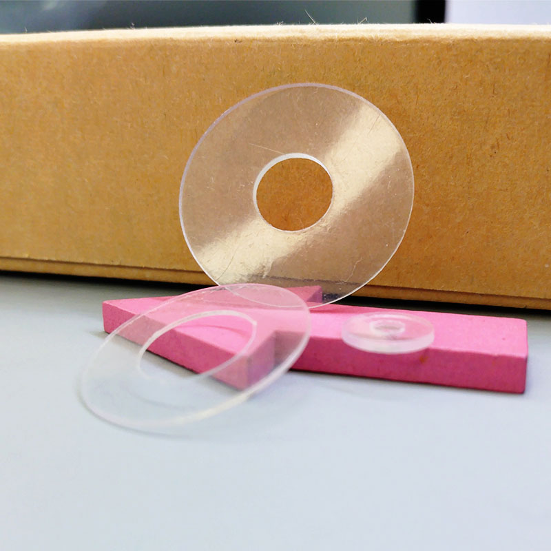 PVC透明硬垫片薄塑料垫圈垫耐高温绝缘螺丝加大圆形胶平垫可定做