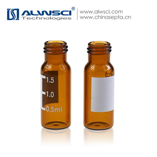ALWSCI生产2ML 通用型 进口管材 色谱样品瓶 棕色带刻度 9-425