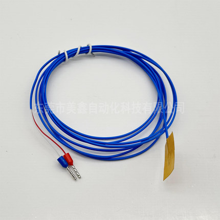 K型热电偶TT-K-30黏贴式表面测温贴片J型T型温度感测器薄片监视器