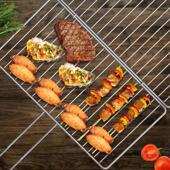 304不锈钢烤鱼夹子烧烤架网烤韭菜蔬菜拍子户外烤肉烧烤夹板网