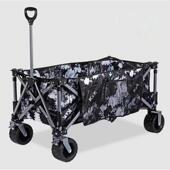 户外车钓鱼战车聚拢型黑坑战车可折叠插杆小拉车可坐便携式 露营