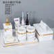 样板房浴室用品套装 瓶洗手台套件 轻奢化妆室洗手液瓶子洗发露分装