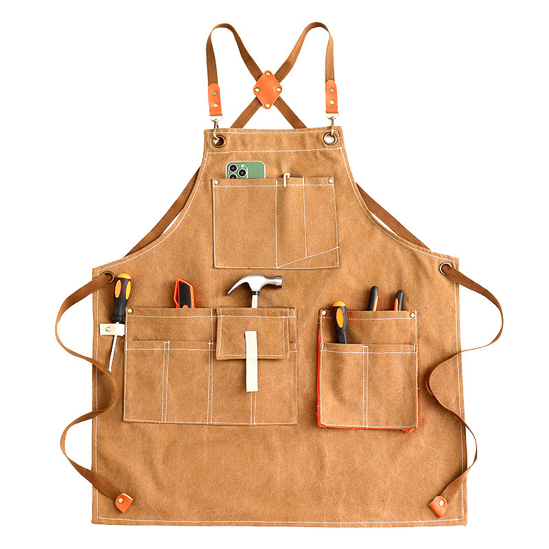 防水餐饮专用帆布围裙定制logo印字理发奶茶店咖啡店加厚工作服女,家庭/个人清洁工具,围裙,淘宝优惠券,粉丝福利购,淘宝优惠卷