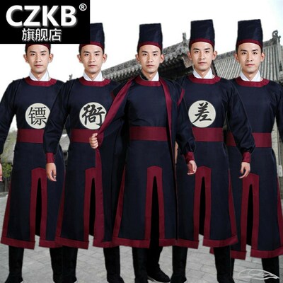 儿童古装男童古代侍卫衙役衙门捕头捕快差役官差衣服六一表演出服