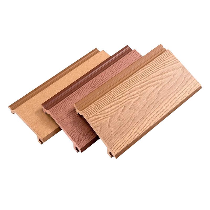 木塑板户外墙板室外长城板外墙板护墙板塑木外墙挂板格栅板围墙板