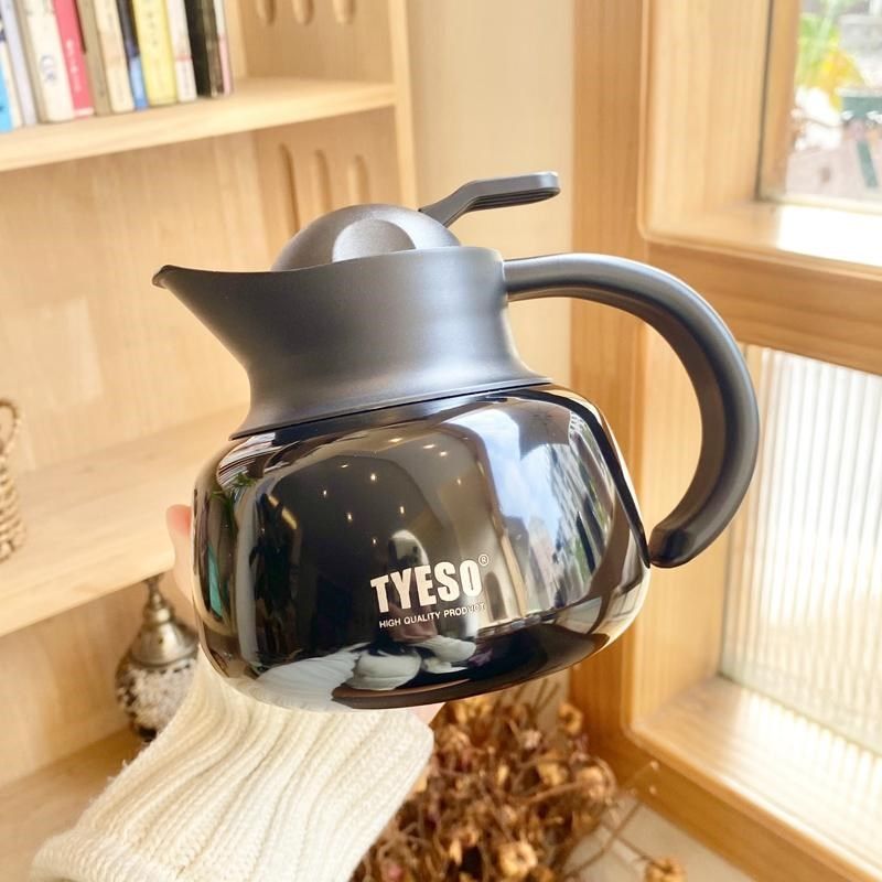 高级感不锈钢保温壶家用2025新款闷茶壶茶水分离花茶水壶办公室壶