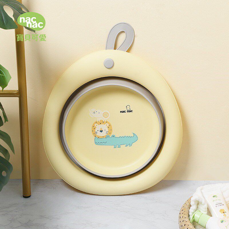 丽婴房用品宝贝可爱婴儿折叠盆新生儿家用洗脸洗屁股洗脚盆脸盆,婴童用品,脸盆,淘宝优惠券,粉丝福利购,淘宝优惠卷