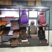 精品汽车座垫展柜汽车脚垫用品货架高档座套坐垫展架座椅模型展柜