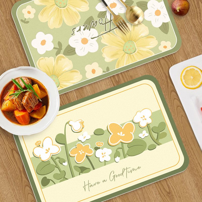 小学生餐垫防水防油免洗高级感餐桌垫隔热垫网红碗垫杯垫小桌垫,居家布艺,餐垫,淘宝优惠券,粉丝福利购,淘宝优惠卷