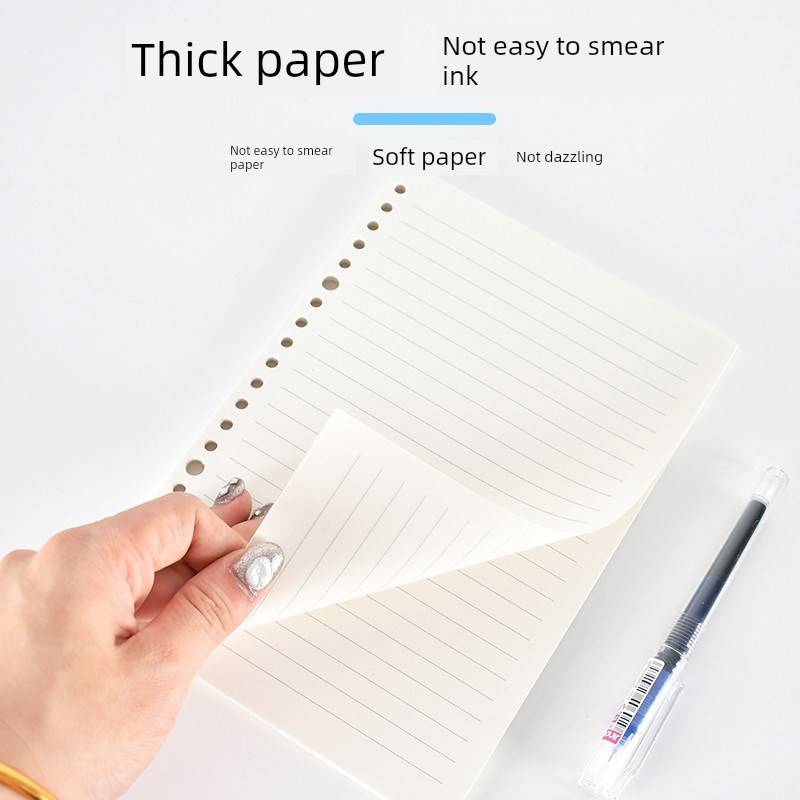 小职员内页替代核心空白活页纸A5可拆卸20孔32K笔记本活页内芯