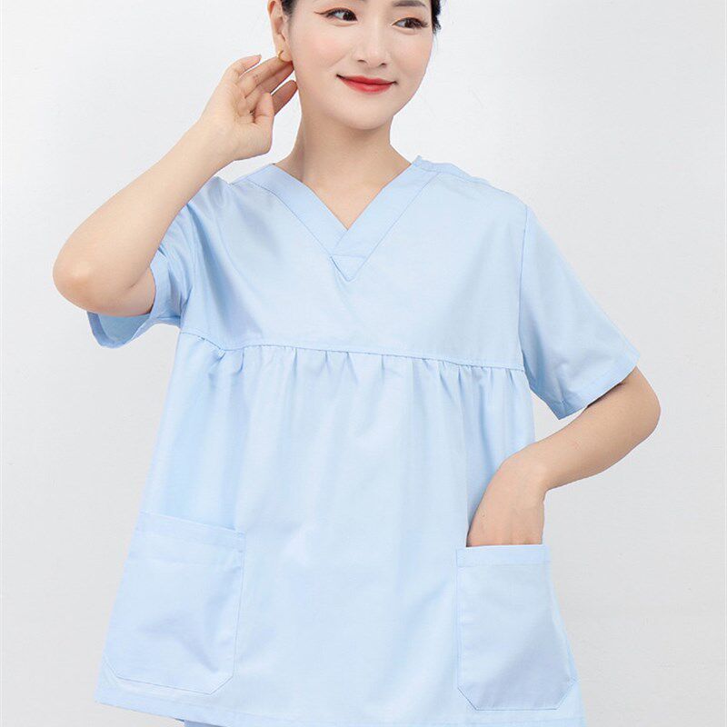 孕妇专用洗手衣女夏季薄款工作服短袖套装医院医生护士服手术衣服