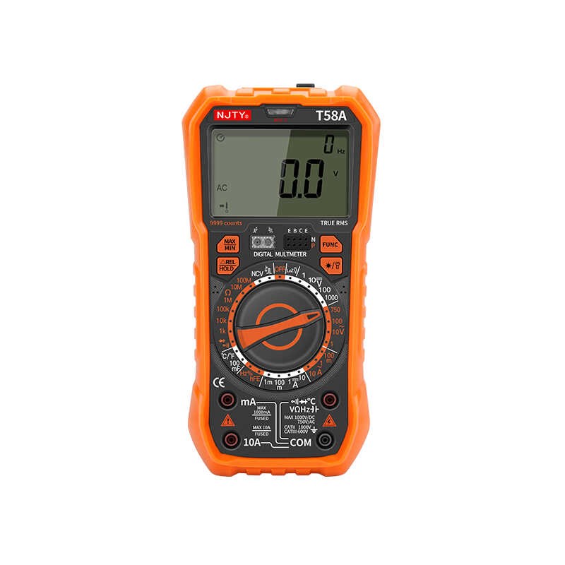 天宇万用表T58A数字高精度四位半T58D电工专用自动量程万能表T58C