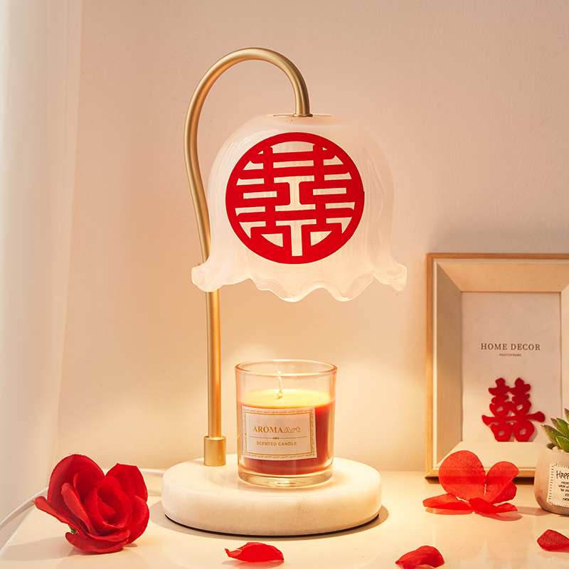 订婚送新人礼物结婚台灯节日送女朋友F闺蜜创意氛围香薰礼盒长明