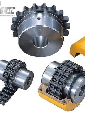 滚子链联轴器链条联轴器链轮联轴器KC10020CR10020整体锻造出口