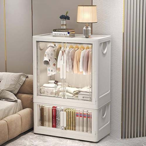 宝宝衣柜婴儿衣服儿童小衣橱置物塑料家用卧室简易储物收纳柜