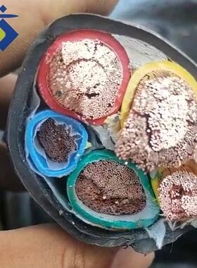 VVR软铜芯阻燃塑力电缆120平方3/4*120+1/2芯YJVR线软铜电缆