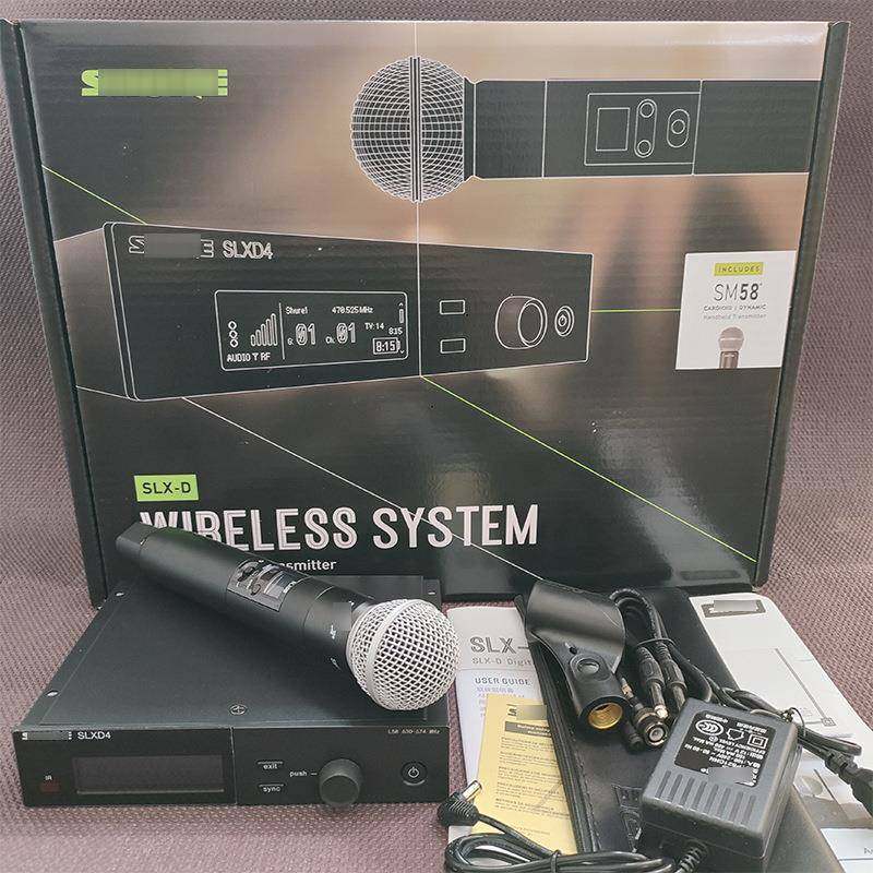 SLX-D一拖一无线麦克风演出舞台卡拉OK主持SLXD24话筒