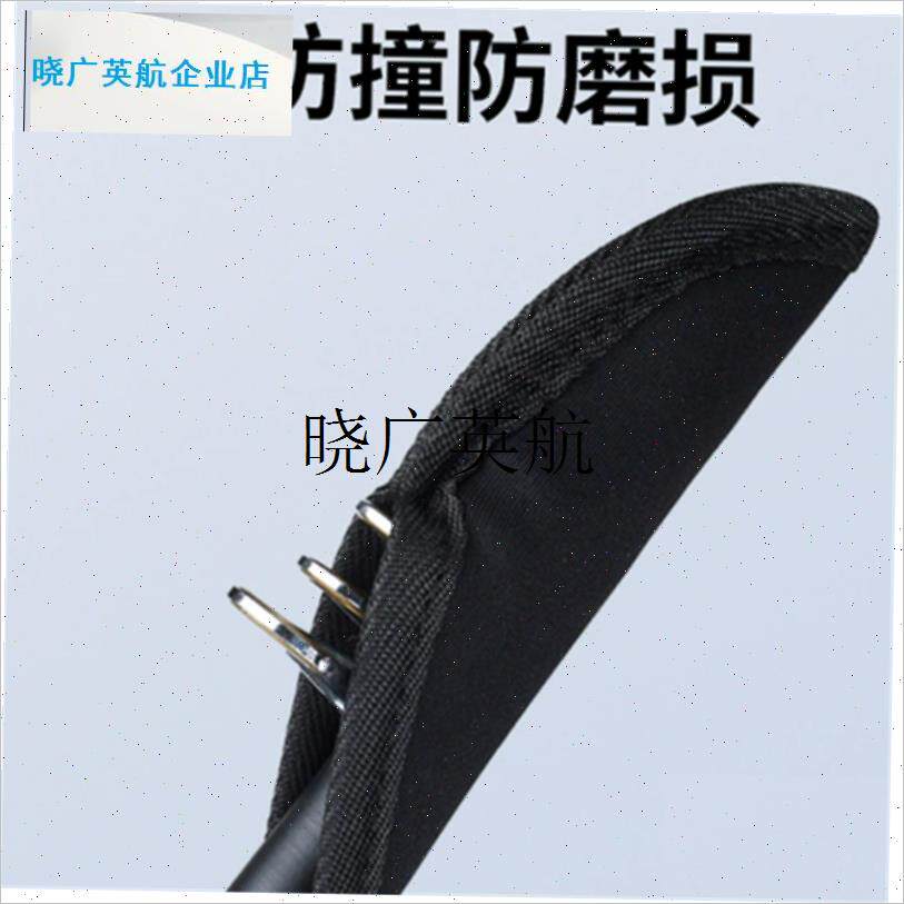 路亚竿袋配件鱼竿背带式束杆带保护套便J携可伸缩拆卸加厚护杆套l