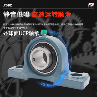 进口带座外球面轴承立式UCP305 P306 307 308 309高速310 311 312