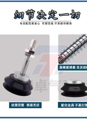 涛卓真空吸盘ZPT80HBNJ75-B01-A18重载型移动吊具单个可吸起100kg