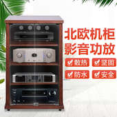 新款 功放机柜影院KTV音响功放机架舞台专业器材设备移动视听柜子