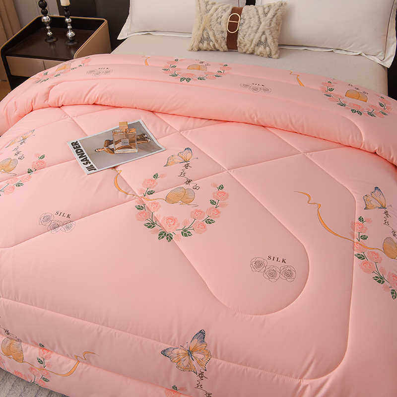 加厚蚕丝蛋白被子冬被保暖丝棉被芯双人春秋冬天太空被褥冬季冬款,床上用品,化纤被,淘宝优惠券,粉丝福利购,淘宝优惠卷