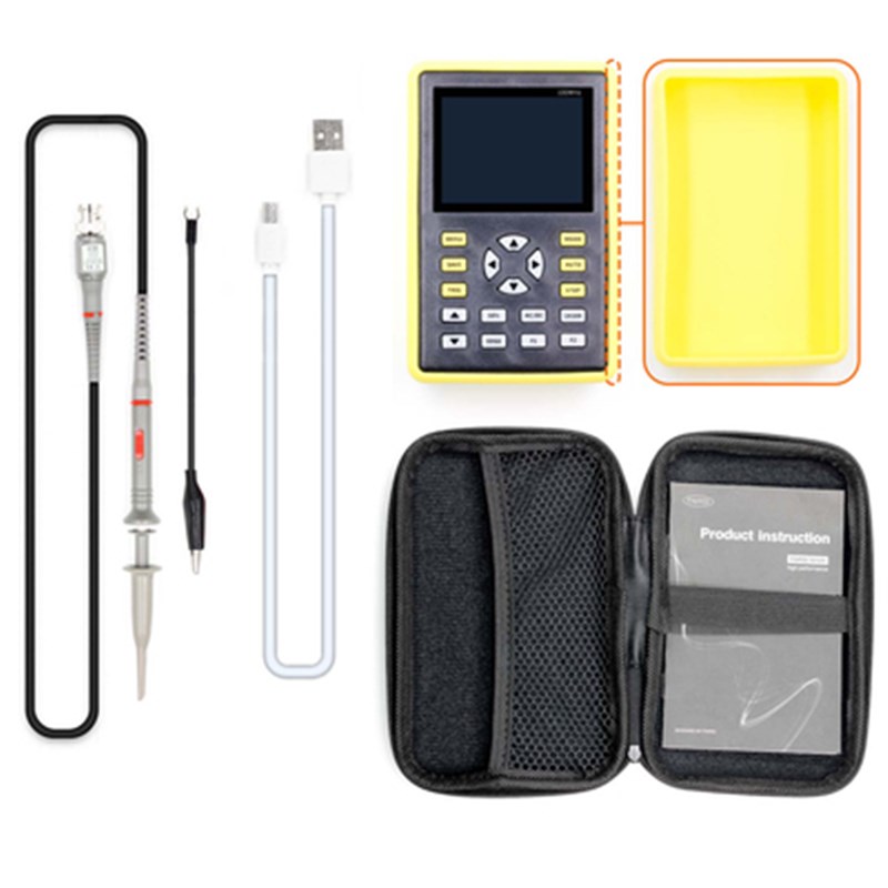 FNIRSI-5012H手持小型迷你示波器100MHz带宽500MS采样数字便携式