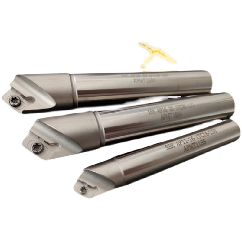 倒角刀 30度45度60度数控倒角刀杆 SSK SSP舍弃式直柄倒角铣刀杆