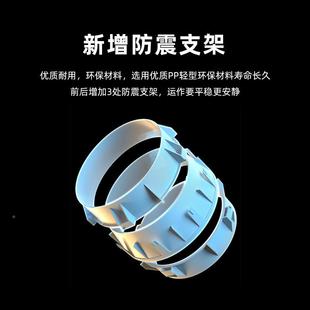 圆形斜流管道机卫间生排风气ZUB扇厨房换排风气扇油烟抽风通风机