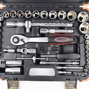 6扳EJX1件套筒工具箱 61件套套组筒套工具汽修轮手组合棘套装