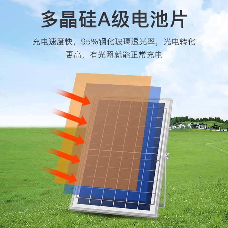 太阳能灯芯配件系统太阳能庭院小吃灯泡家用红光户外壁灯