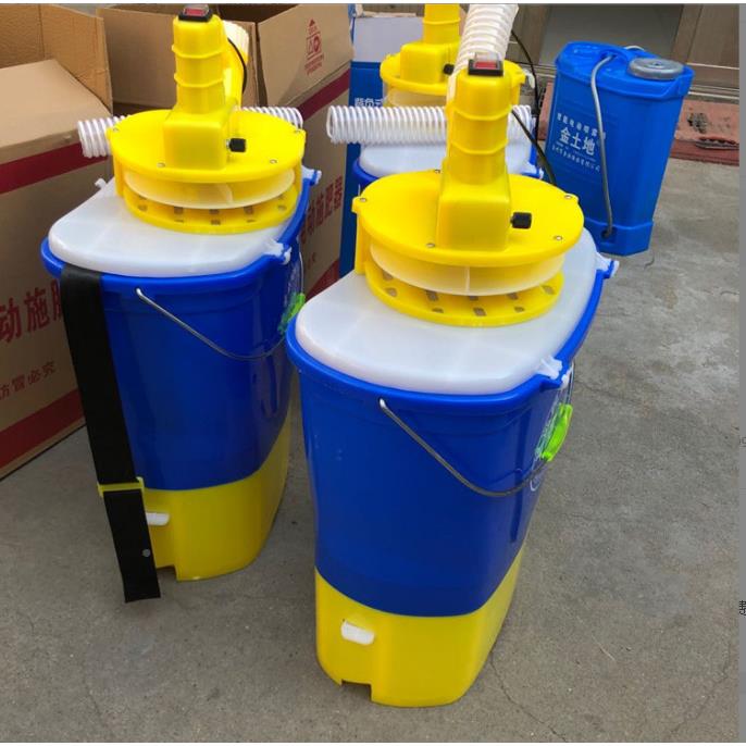 撒施肥器动农用颗粒撒肥器多功能单兵融电雪抛器全自动精RDM量投