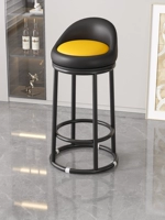 Фиксированная модель 48 см — кожа наппа черного и желтого цвета [укрепление тремя кольцами/высокоэластичная губка/удобная спинка]