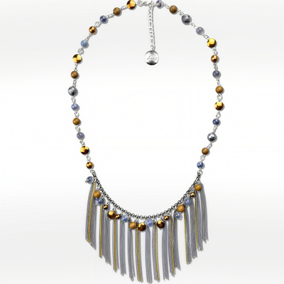 fivifivi｜复古甜心系列复古流苏长链